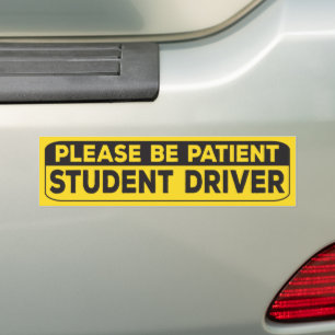 BEKIJK PATIËNTENSTUDENBESTUURDER VOOR NIEUW BESTUU BUMPERSTICKER