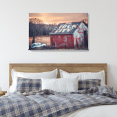 Bekijk Rock City - Prachtige Home kunstwerk Canvas Afdruk (Insitu (Slaapkamer))