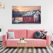 Bekijk Rock City - Prachtige Home kunstwerk Canvas Afdruk (Insitu (Woonkamer))