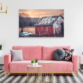 Bekijk Rock City - Prachtige Home kunstwerk Canvas Afdruk (Insitu (Woonkamer))