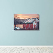 Bekijk Rock City - Prachtige Home kunstwerk Canvas Afdruk (Insitu (Houten vloer))