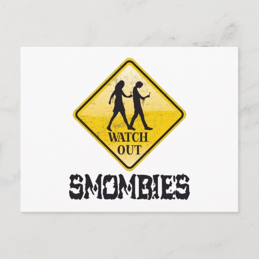 Bekijk Smombies Briefkaart (Voorkant)