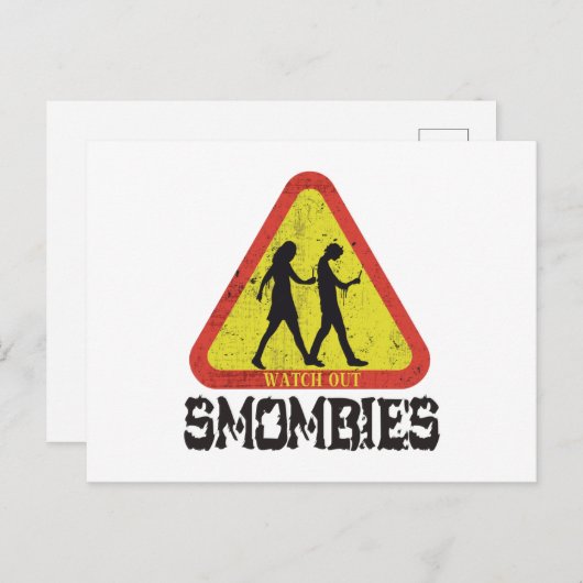 Bekijk Smombies Briefkaart (Voorkant / Achterkant)