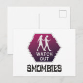 Bekijk Smombies Briefkaart (Voorkant / Achterkant)