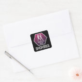 Bekijk Smombies Vierkante Sticker (Envelop)