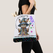 Bekijk terug - Gepersonaliseerd Teacher Canvas tas (Dichtbij)