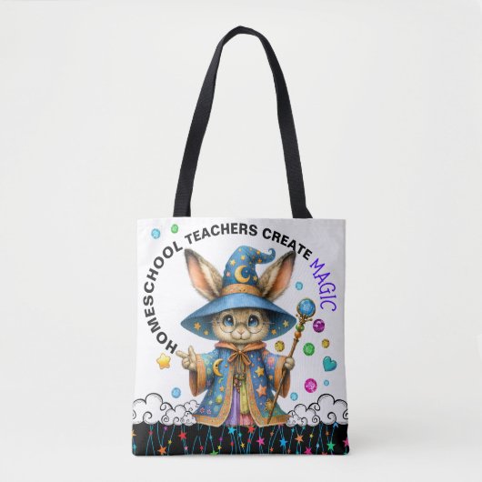 Bekijk terug - Versie 2 - Gepersonaliseerd Teacher Tote Bag (Voorkant)