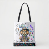 Bekijk terug - Versie 2 - Gepersonaliseerd Teacher Tote Bag (Voorkant)