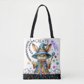 Bekijk terug - Versie 2 - Gepersonaliseerd Teacher Tote Bag (Voorkant)