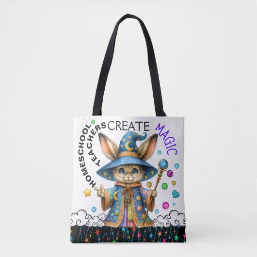 Bekijk terug - Versie 2 - Gepersonaliseerd Teacher Tote Bag (Voorkant)