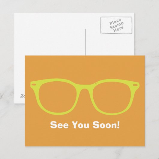 Bekijk u snel Eyeglasses Briefkaart Limoen & Sinaa (Voorkant / Achterkant)