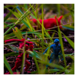 Bekijk uw achterste 20 x 20 Poster papier (halfgla