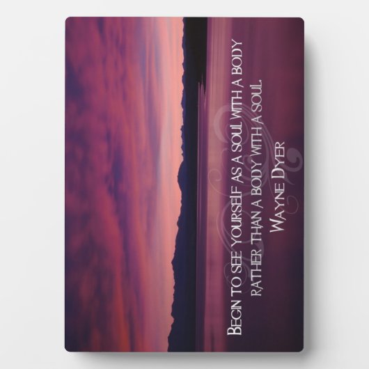 Bekijk uw eigen Inspirerend foto Plaque Fotoplaat (voorkant)