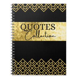 Bekijk uw gedachten in een citaat collectie notiti notitieboek