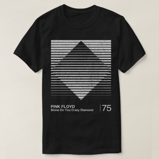 Bekijk uw gekke diamantminimalistische grafische k t-shirt (Design voorkant)
