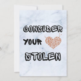 BEKIJK UW HARTSTOLEN-Valentijnsdag Feestdagenkaart