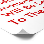 Bekijk uw kinderen poster (Hoek)