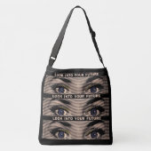 Bekijk uw toekomst crossbody tas (Achterkant)