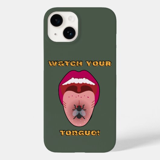 Bekijk uw tong Trendy Telefoonhoes Case-Mate iPhone Case (Achterkant)