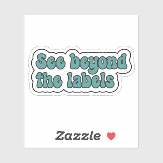 Bekijk verder dan de labels Blauwgroen Neurodivers (Vel)