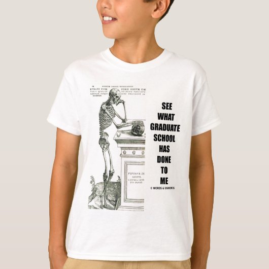 Bekijk wat de Afstuderen school mij heeft aangedaa T-shirt (Voorkant)