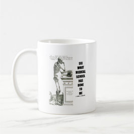 Bekijk wat de medische school mij heeft aangedaan  koffiemok