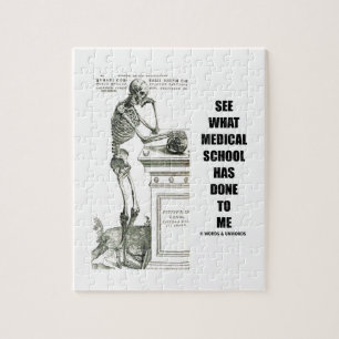 Bekijk wat de medische school mij heeft aangedaan  legpuzzel