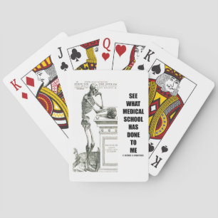 Bekijk wat de medische school mij heeft aangedaan  pokerkaarten
