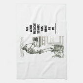 Bekijk wat de medische school mij heeft aangedaan  theedoek (Verticaal)