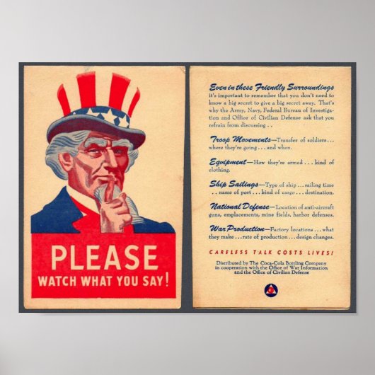 Bekijk wat je Poster zegt (Voorkant)