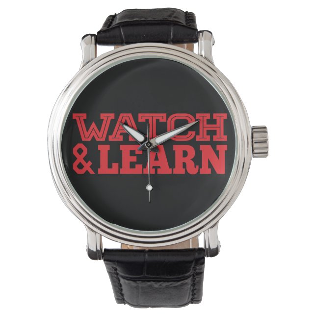 Bekijken en leren horloge (Voorkant)