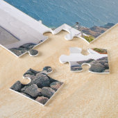 Bekijken op het eiland Santorini Legpuzzel (Zijkant)