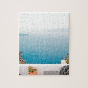 Bekijken op het eiland Santorini Legpuzzel