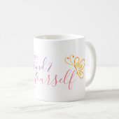 "BeKind2Yourself" Witte Mok (Voorkant rechts)