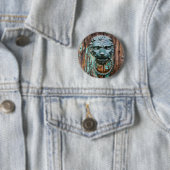 Bekken op de deur van de hemel ronde button 5,7 cm (In situ)