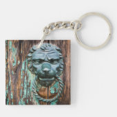 Bekken op de deur van de hemel sleutelhanger (Achterkant)