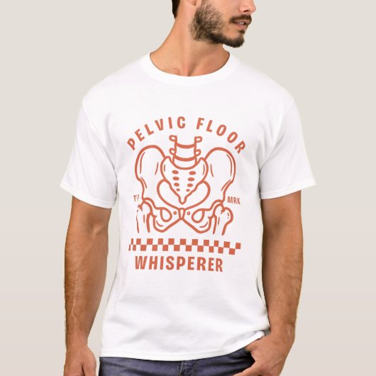 Bekkenbodem fluisteraar t-shirt (Voorkant)