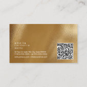 Beklede metalen koper en Gold ID942 Visitekaartje (Achterkant)