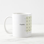 Beklede plaat van koper van 4 en 9 koffiemok (Links)