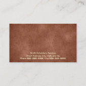 Bekleding Bestoffer Lederen Visitekaartje (Achterkant)