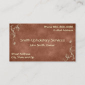 Bekleding Bestoffer Lederen Visitekaartje (Voorkant)