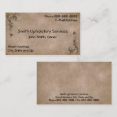 Bekleding Bestoffer Lederen Visitekaartje (Voorkant / Achterkant)