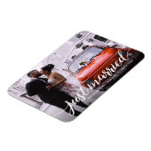 Bekleding Net gehuwde bruiloft foto Magneet (Linkerzijde)