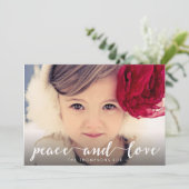 Bekleding van de Foto van Kerstmis van het Feestdagenkaart (Staand voorkant)