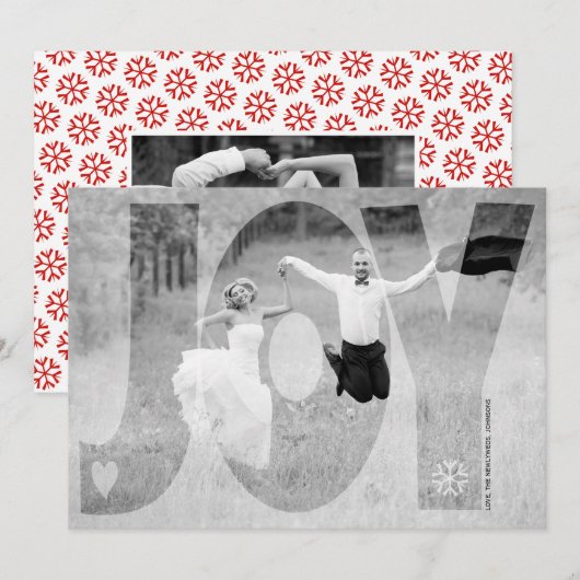 Bekleding van de nieuwe kerstkaart kaart (Voorkant / Achterkant)