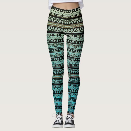 Bekleding van kant leggings (Voorkant)