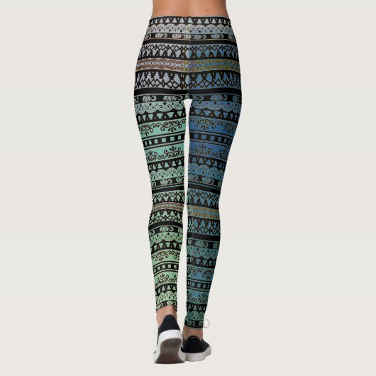 Bekleding van kant leggings (Achterkant)