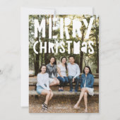 Bekleding voor prettige feestdagen feestdagenkaart (Voorkant)