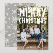 Bekleding voor prettige feestdagen feestdagenkaart (Voorkant / Achterkant)