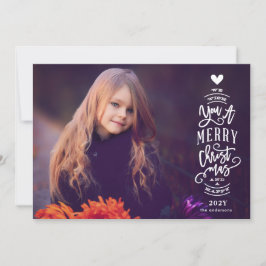 Bekleding Vrolijk kerstjaar met prettige feestfoto Feestdagenkaart
